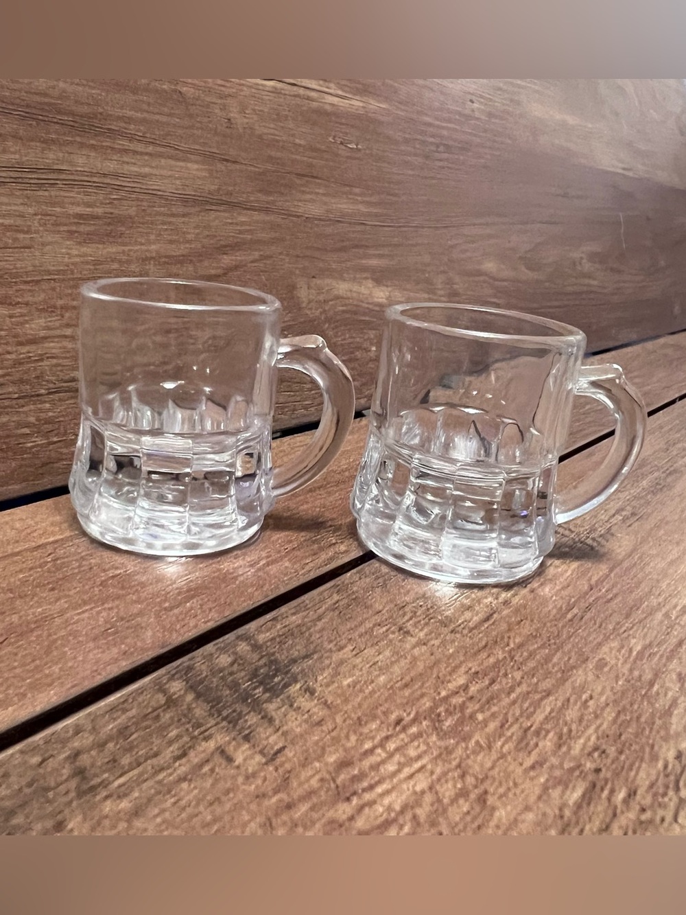 Vintage Federal Glass Miniature Beer Mug Shot Glasses